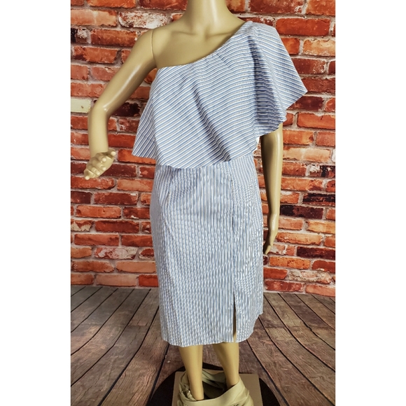 Bar III One Shoulder Dress Medium NWT - Picture 2 of 5